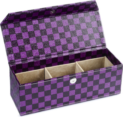 

Eco-Leatherette 3 Partition Bangles Vanity Box(Multicolor)