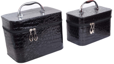 

Styler Lady Leopard Design Makeup Vanity Box(Black)