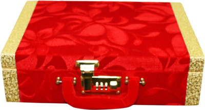 

Satisfaction Walnut to store bangles Vanity Box(Red)