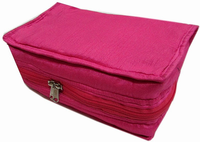 

Indha Craft Multiutility Makeup Vanity Box(Pink)