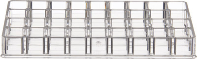 

iStuff 24 pcs Acrylic Lipstick Holder Makeup Vanity Box(Clear)