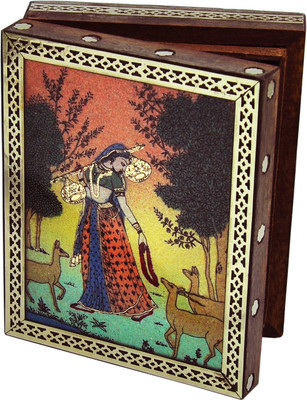 Raj Laxmi Rajasthani Makeup Vanity Box(Brown)