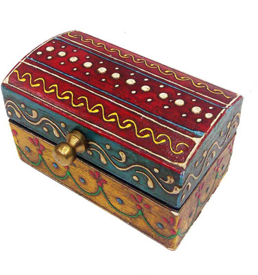 

JT International Wooden Makeup Vanity Box(Multicolor)