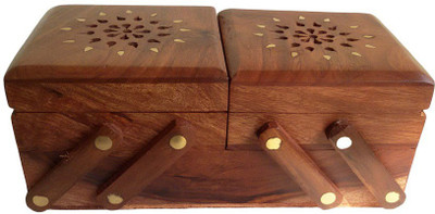 

Desi Karigar Jew Jewellery Vanity Box(Brown)