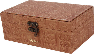 

Richpiks Jewellery Accessory Box Small Jewellery Purpose Vanity Box(Rust)