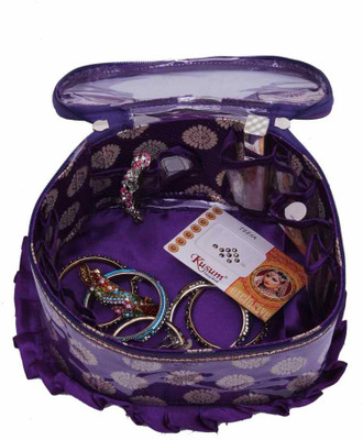 

Kuber Industries Make Up Jewellery Vanity Box(Blue)