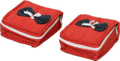 

Kuber Industries Jewellery Kit / Make Up Kit/ Wedding Collection Gift 2 Pcs Set (Red) Multi purpose Vanity Box(Multicolor)
