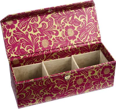 

Eco-Leatherette 3 Partition Bangles Vanity Box(Multicolor)