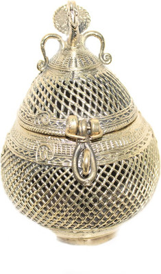 

Sarvsiddhi Antique Style Decorative Jewellery, Multiutility Vanity Box(Gold)