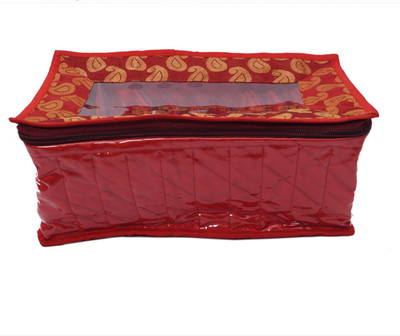 

Hanu Enterprises Locker Jewellery Kit Makeup Vanity Box(Maroon)