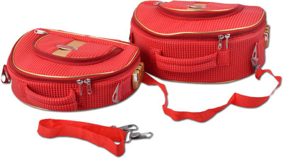 

Styler Matti Gold Line Set Of 2 Vanity Case Red Makeup Vanity Box(Red)