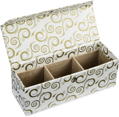 

Eco-Leatherette 3 Partition Bangles Vanity Box(Multicolor)