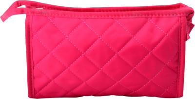 

Styler Square Design Mini Makeup Pouch Makeup Vanity Box(Pink)