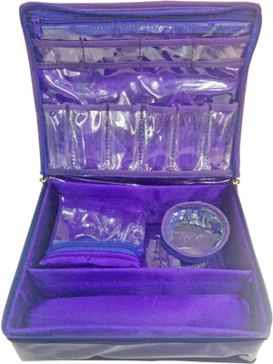 

Angelfish Designer Make up and Jewellery Vanity Box(Purple)