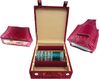 

Lnc s+b+3rl Bangle Carry Vanity Box(Marron)