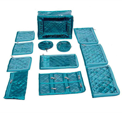 

Kuber Industries Locker Jewellery Vanity Box(Blue)