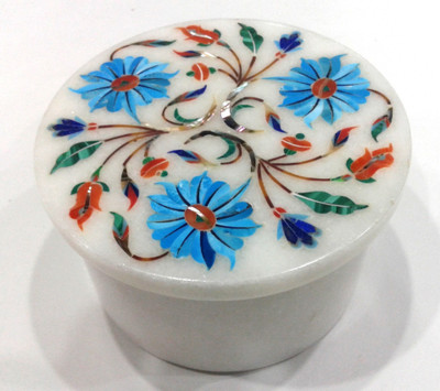 

Stonearts Marble Jewellery Box Vanity Box(White)