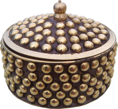 

Decor8 Dibbi Small Jewellery Vanity Box(Gold)