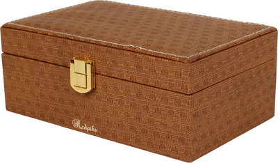 

Richpiks Small Jewellery Accessories Box Jewellery Purpose Vanity Box(Brown)