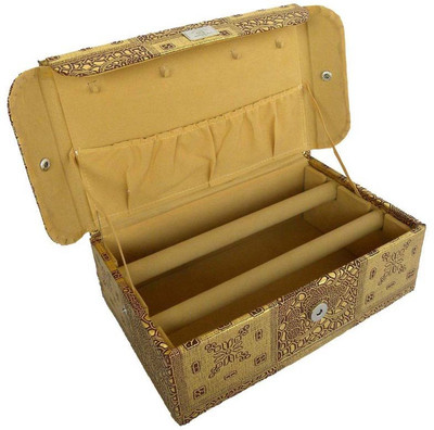 

Ermani Export 2 Row Gold Bangle Box Makeup Vanity Box(Gold)
