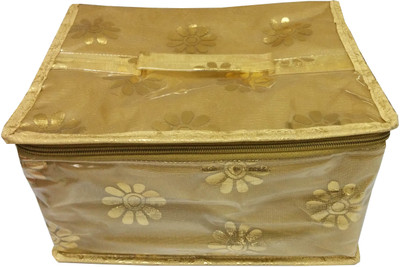 

Angelfish Designer Make up and Jewellery Box Vanity Box(Gold)