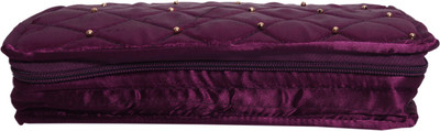 

Hanu Enterprises Locker Jewellery Kit Makeup Vanity Box(Purple)