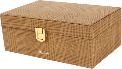 

Richpiks Jewellery Box Jewellery Purpose Vanity Box(Brown)