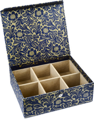 

Eco-Leatherette 6 Partition Bangles Vanity Box(Multicolor)