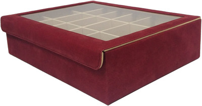 

Essart Box 06 Makeup and Jewellery Vanity Box(Maroon)