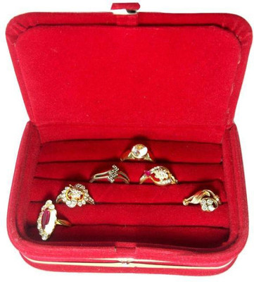 

Addyz Ring Jewellery Vanity Box(Red)