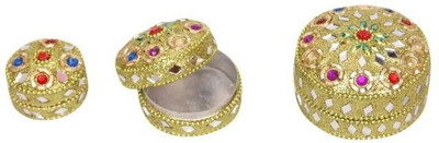 

Onlineshoppee Set of 3 Jewellery Box Vanity Box(Light Green)