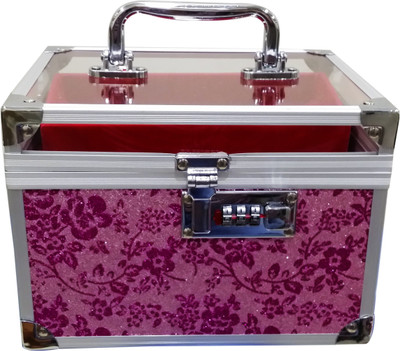 

Pride Star Saffron to store cosmetics Vanity Box(Royal Pink)
