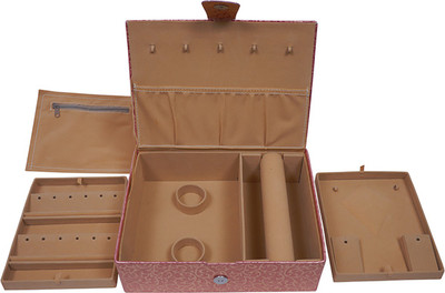 

Fashion Atelier Travel Storage Vanity Box(Peach)