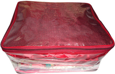 

Atorakushon 1pc Saree Salwar Suit Dress Protection Cover Garment Pouch Organiser Box Bag Storage Case Vanity Box(Maroon)