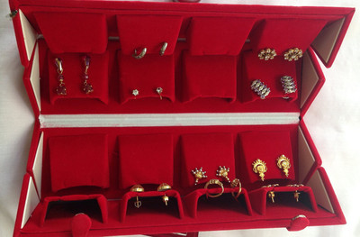 

Aglare A5469090_big_red Jewellery Organizer Vanity Box(Red)