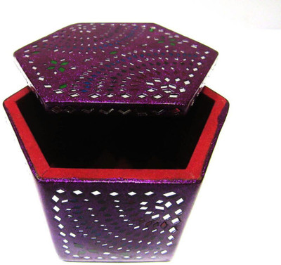 

Joshi Arts jwl123 jwellery, make up Vanity Box(purple)