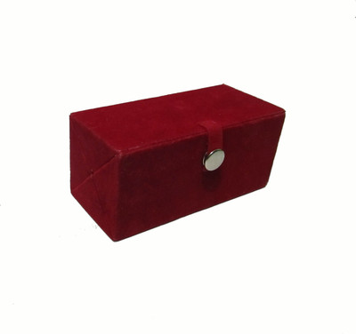 

AADHYA MAROON VELVET EAR RING FOLDER EARRING FOLDER Vanity Box(Maroon)
