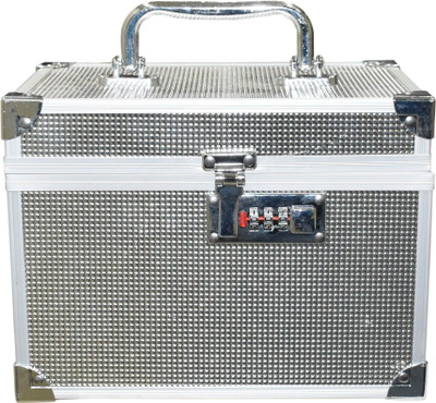 Pride STAR Elegant to store cosmetics Vanity Box(Silver)