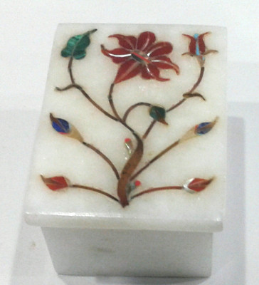 

Stonearts Box Jewellery Vanity Box(White)
