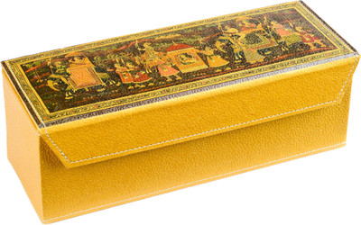 

Eco-Leatherette 3 Partition Bangles Vanity Box(Multicolor)