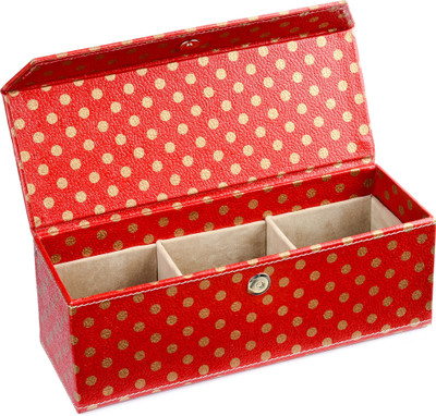 

Eco-Leatherette 3 Partition Bangles Vanity Box(Multicolor)