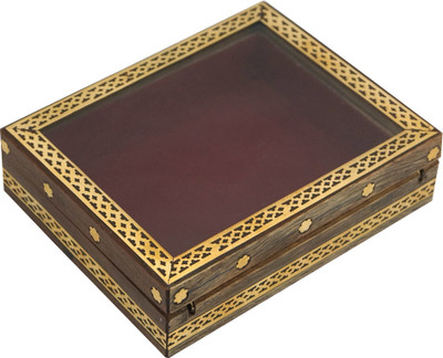 

R S Jewels Wooden Handicraft New Fashion Style Jewellery Vanity Box(Multicolor)