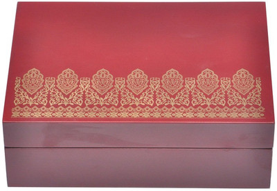 

Cosmosgalaxy Gift Design Makeup and Jewellery Vanity Box(Maroon)