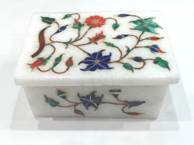

Stonearts Marble Jewellery Box Vanity Box(White)