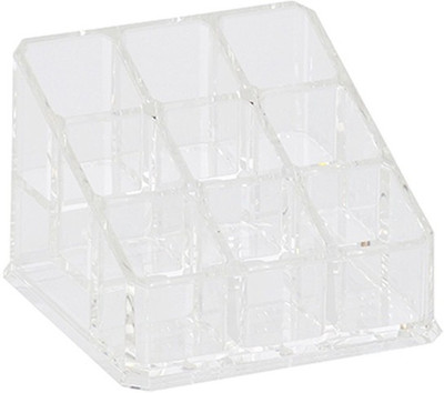 

Divinext 9 Piece Lipstick Holder Makeup Vanity Box(White)