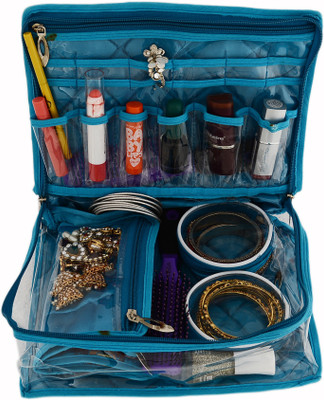 

K&P Kit Makeup and Jewellery Vanity Box(Blue)