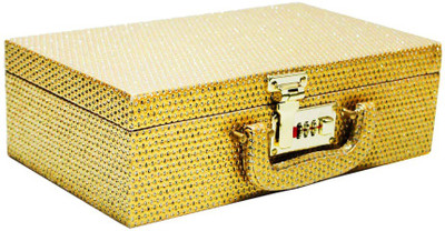 

Bonanza Palki rolley Bangle box Vanity Box(Golden)