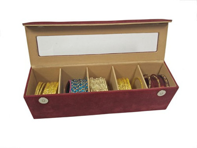 

Essart Box 03 Makeup and Jewellery Vanity Box(Maroon)