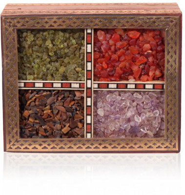 30% OFF on Rajwada Arts Gemstone Box With Brass Beading Jewellery Vanity Box(Multicolor) 30% OFF on Rajwada Arts Gemstone Box With Brass Beading Jewellery Vanity Box(Multicolor)