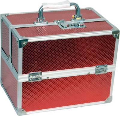 

Bonanza Pretty trays Makeup box Vanity Box(Red)